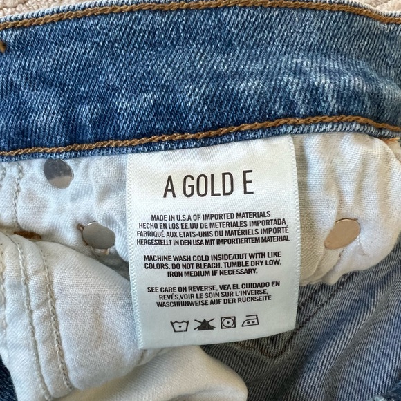 AGOLDE Nico Jean High Rise Slim Fit in Embark Wash, A093 1090, Size 27 - Picture 4 of 12